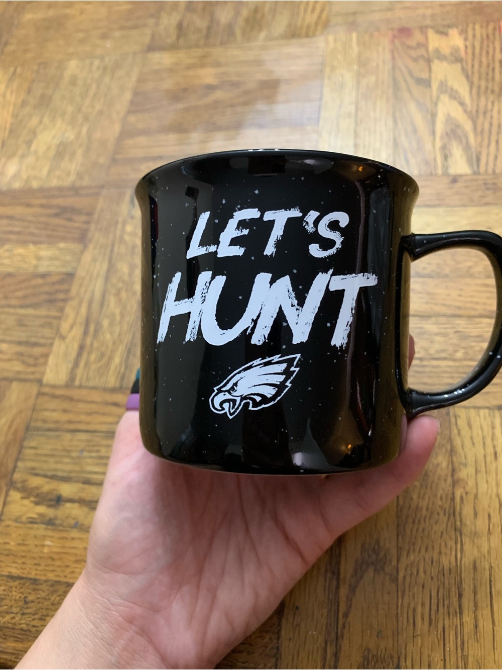 NFL Black Philadelphia Eagles LET'S HUNT Ceramic x ACME Mug NWT